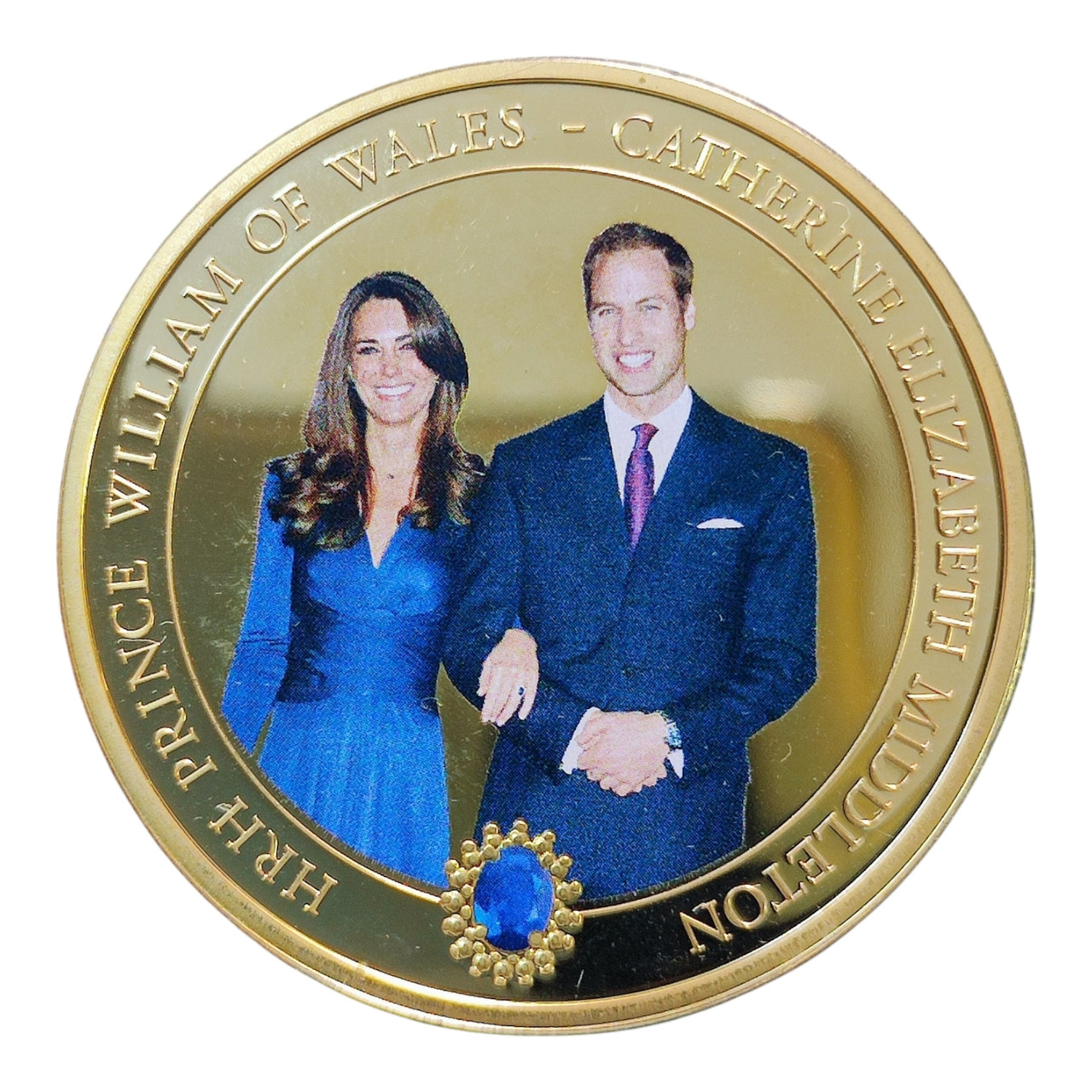 Острови Кука 1 долар, 2010 Заручини принца Вільяма та Кетрін Міддлтон / Кетрін без капелюха, фото 1