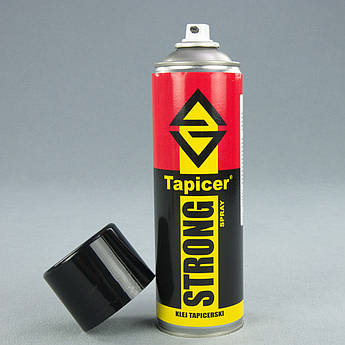 Аерозольний клей Tapicer Strong  для тканини, килимів, гуми до металу, бетону, Польща 500мл