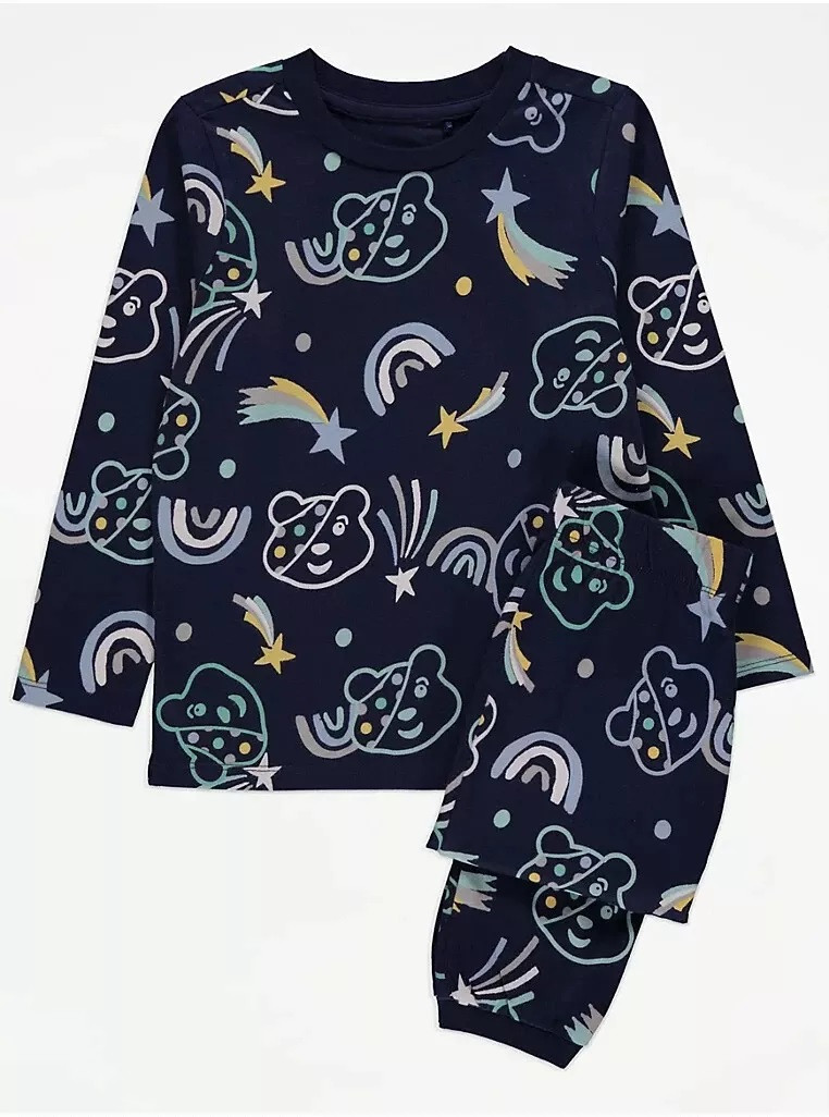Піжама George Bear, зріст 80-86 (1-1,5 року), колір синій