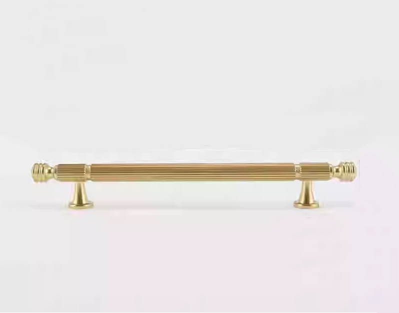 Ручка-скоба F-Retro сучасна класика OL-M101-160 BRASS GOLD матове золото 160 мм