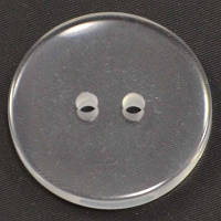 Ґудзики пластикові сорочкові Ø-12,5мм, колір Прозорий 1000шт.