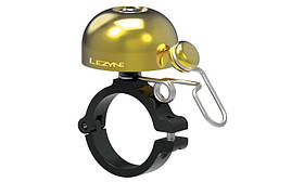 Дзвоник Lezyne Classic Brass Bell HM для велосипеда, латунь/чорний, 34 г