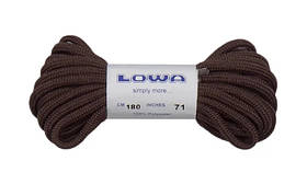 Шнурки Lowa Zephyr 180 см коричневі для трекінгу та хайкінгу з поліестеру