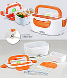 Ланч Бокс Electronic Lunchbox (40 Вт, 1.05 л, працює від прикурювача, 12V, ложкав кришці), фото 10