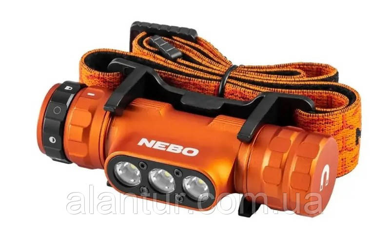 Налобний ліхтар Nebo Master Series HL1000, 1000 люмен, водонепроникний, USB-C, фото 1