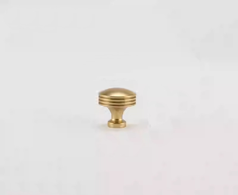 Ручка-кнопка F-Retro сучасна класика OL-M101-00 BRASS GOLD матове золото