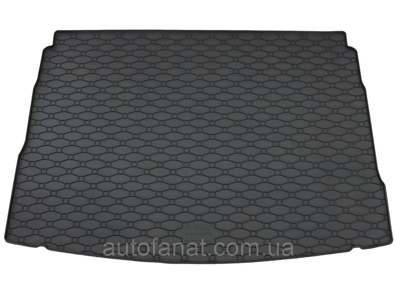 Килимок у багажник VW Tiguan 2016-2024 (нижнє положення), гумовий Rigum Чехія (437188), фото 1