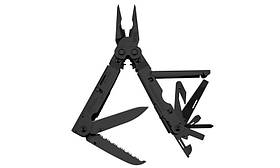 Мультитул SOG Power Assist Black Oxide з ножами 7,3 см і нейлоновим чохлом