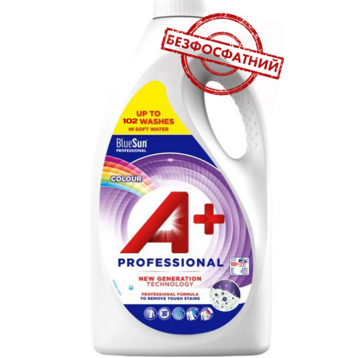 Гель для прання A+ Professional Color 4620 мл 102 пр