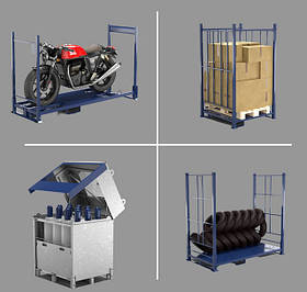 Стелажі та піддони