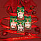 Новорічні накладні нігті 24 шт. + клей для нігтів, форма-балерина для манікюру - Різдвяні, фото 4