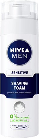 Піна для гоління Nivea "Заспокійлива" для чутливої шкіри (200мл.)