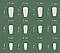 Новорічні матові накладні нігті 24 шт. + клей для нігтів, форма-балерина для манікюру - Різдвяні, фото 6