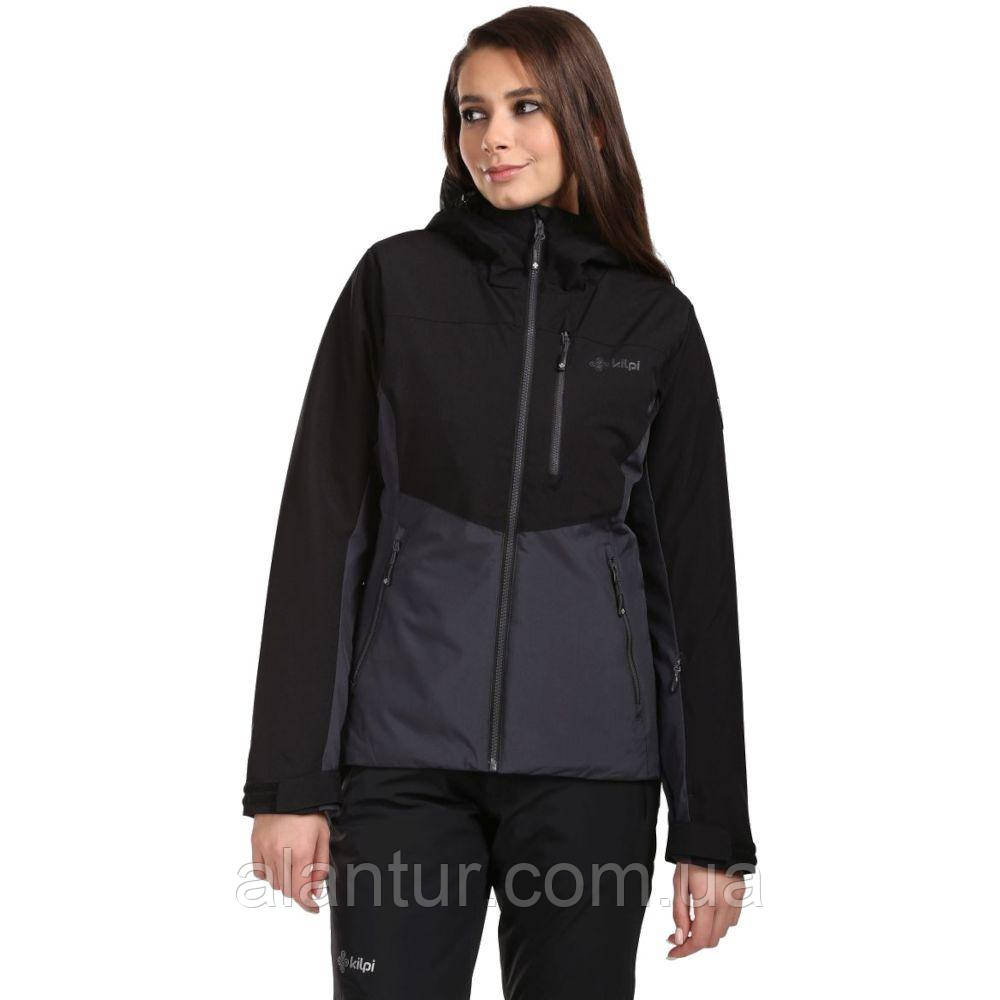 Куртка Kilpi FLIP-W для жінок, зимова з капюшоном, водонепроникна, бежевий/чорний, фото 1