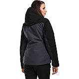 Куртка Kilpi FLIP-W для жінок, зимова з капюшоном, водонепроникна, бежевий/чорний, фото 2