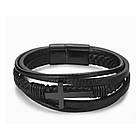 Браслет чоловічий шкіряний Secret Cross Dark, фото 7