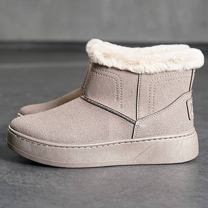 Жіночі зимові уги кавового кольору, фото 1