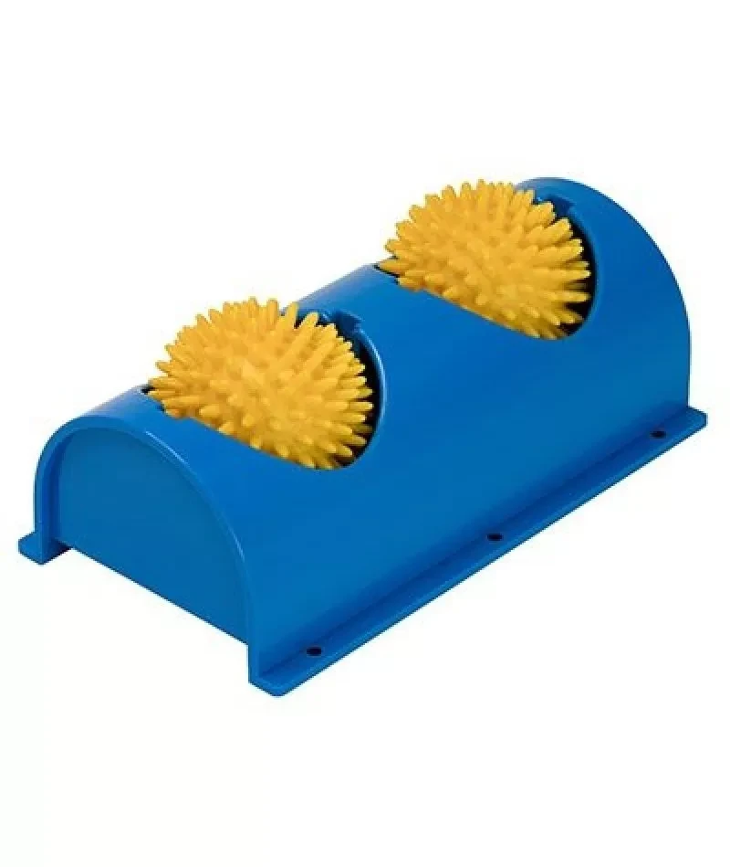 Масажер для стоп із 2 м'ячиками за плоскостопості та втоми та болів у ногах Ортоспорт OS-042 OrtoSport, фото 1