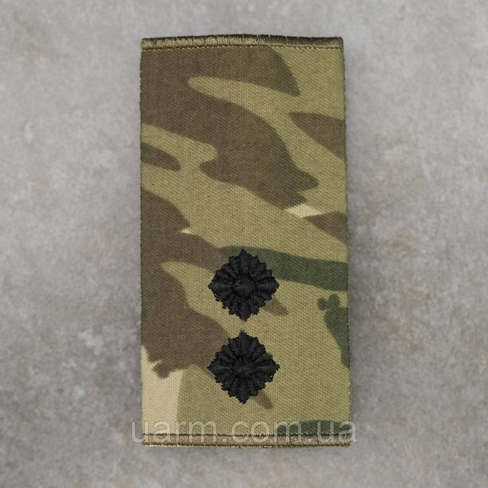 Погон лейтенант МУФТА 1шт мультикам 10.0 х 5.0 см, фото 1