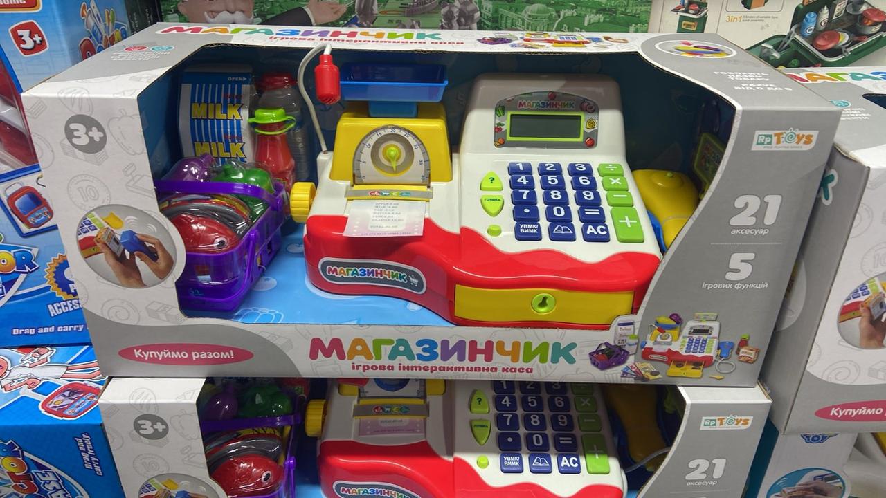 Ігровий набір Касовий апарат Limo Toy 7162 Міні каса з чеком