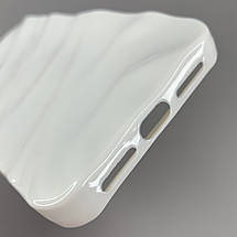 Чохол для Apple iPhone 11 силіконовий рельєфний чохол на телефон айфон 11 молочний q01t, фото 4