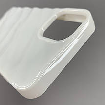 Чохол для Apple iPhone 11 силіконовий рельєфний чохол на телефон айфон 11 молочний q01t, фото 5