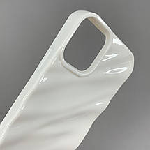 Чохол для Apple iPhone 11 силіконовий рельєфний чохол на телефон айфон 11 молочний q01t, фото 3