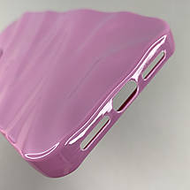 Чохол для Apple iPhone 11 силіконовий рельєфний чохол на телефон айфон 11 чорничний q01t, фото 4