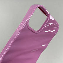 Чохол для Apple iPhone 11 силіконовий рельєфний чохол на телефон айфон 11 чорничний q01t, фото 3