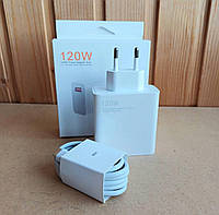 Блок питания 120W c кабелем Type-C быстрая зарядка - Блочок для телефона 120w xiaomi BVS