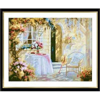 Набір для вишивки хрестиком MAGIC CROSS STITCH Сонячний ранок 008