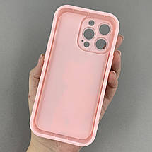 Чохол для Apple iPhone 13 Pro чохол з об'ємним ведмедиком на телефон айфон 13 про рожевий q01e, фото 2
