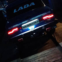 Світлодіодні LED стопи для тюнінг ВАЗ 2101 ліхтарі ГАЗель задні стопи на причіп код товару 10916, фото 2
