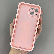 Чохол для Apple iPhone 14 чохол з об'ємним ведмедиком на телефон айфон 14 рожевий q01e, фото 2