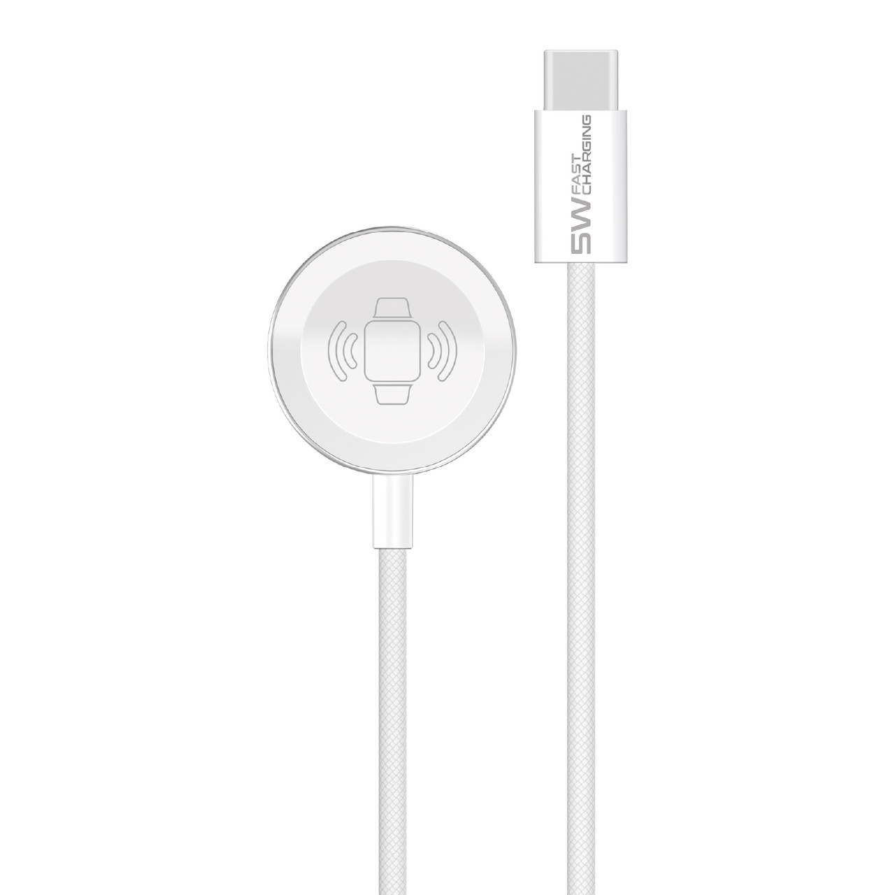 Кабель Promate WatchLink-C USB-C to Apple Watch Charging White (watchlink-c)