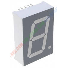 Червоний семисегментний LED індикатор FYS-10012 BS-21 (24 x 34) 1-розрядний FORYARD (загальний анод)