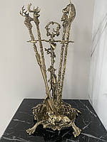 Камінний набір "ВІП" із бронзи