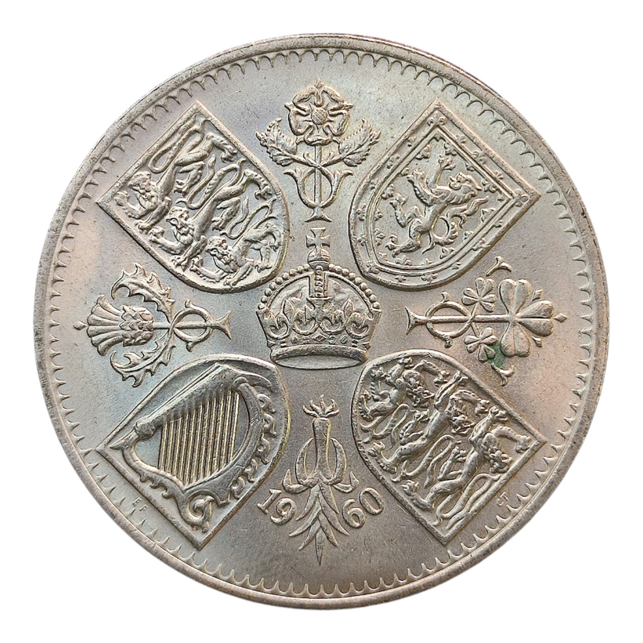 Велика Британія 5 шилінгiв, 1960 Британська виставка в Нью-Йорку
