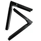 Настінний кронштейн Grunhelm GH-22MW для мікрохвильової печі до 25 кг білий/чорний сталевий, фото 2