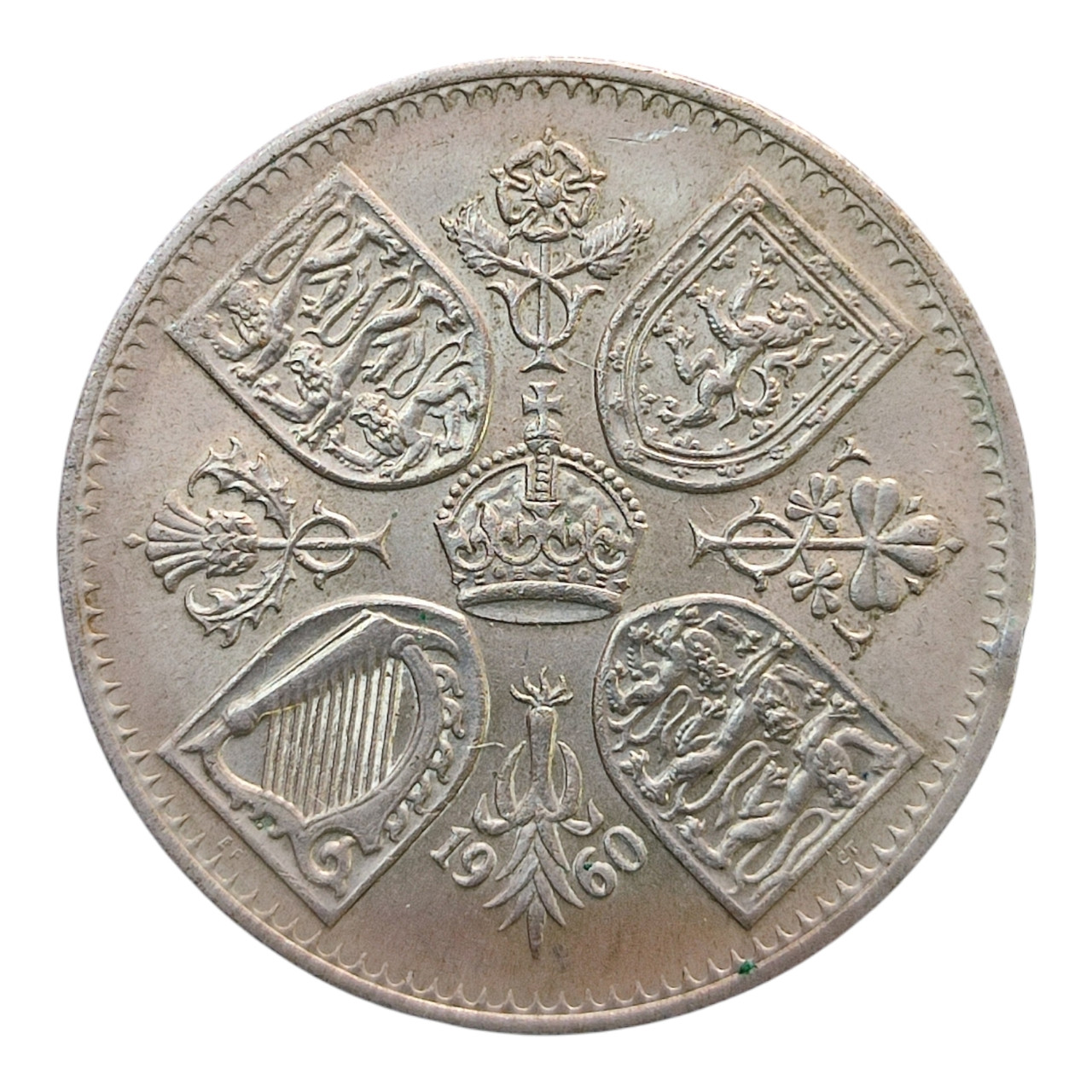 Велика Британія 5 шилінгiв, 1960 Британська виставка в Нью-Йорку
