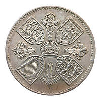 Велика Британія 5 шилінгiв, 1960 Британська виставка в Нью-Йорку