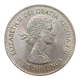 Велика Британія 5 шилінгiв, 1960 Британська виставка в Нью-Йорку, фото 3