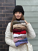 Шапка-біні молодіжна жіноча зимова