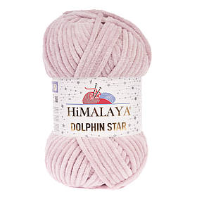 Пряжа велюрова Dolphin Star, колір Чайна троянда