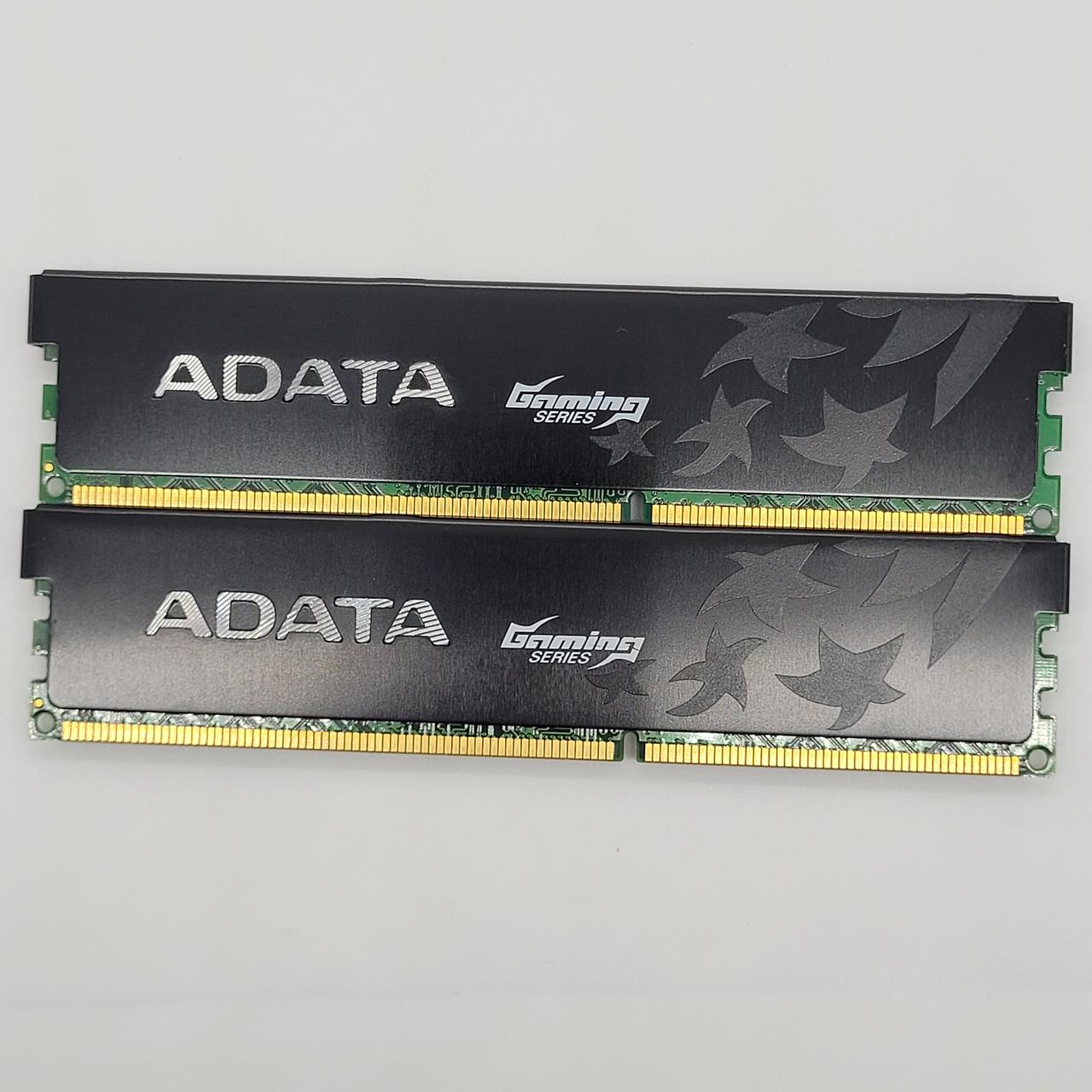 Пара оперативної памяти Adata Gaming DDR3 8Gb (2x4Gb) 1600MHz 12800U CL9 2R8 (AX3U1600GC4G9-BG) Б/В