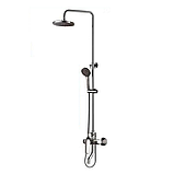 Душова система зі змішувачем для ванни душу з верхнім тропічним душем Haiba VITO 003-J (HB0823), фото 4