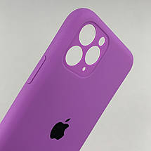 Чохол для Apple iPhone 11 Pro матовий кейс із закритою камерою чохол на телефон айфон 11 про фіолетовий o5h, фото 3