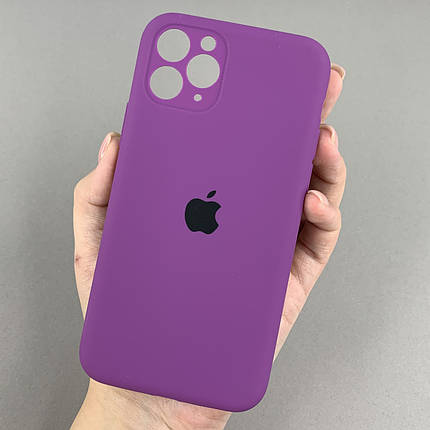 Чохол для Apple iPhone 11 Pro матовий кейс із закритою камерою чохол на телефон айфон 11 про фіолетовий o5h, фото 1