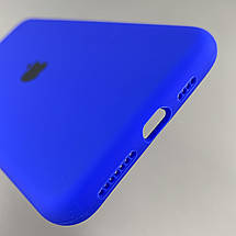 Чохол для Apple iPhone 11 Pro Max матовий кейс із закритою камерою чохол на айфон 11 про макс синій o5h, фото 4
