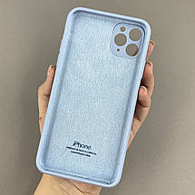 Чохол для Apple iPhone 11 Pro Max матовий кейс із закритою камерою чохол на айфон 11 про макс блакитний o5h, фото 2